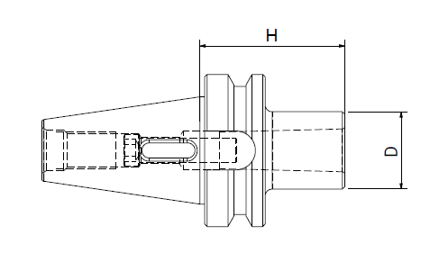 Оправка ISO50 MAS403BT H105 CM5 PUNTE